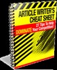 Thumbnail Article Writer s Cheat Sheet eBook