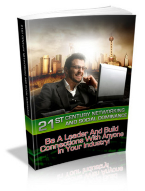 Product picture 21st Century Networking and Social Dominance eBook