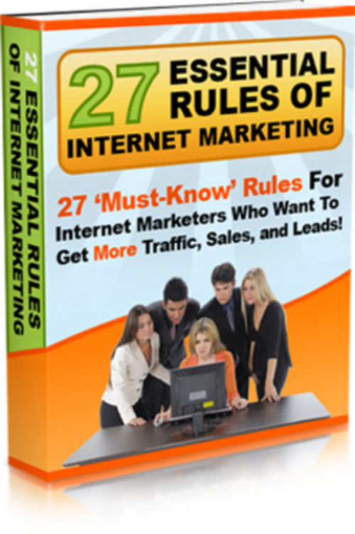 Product picture 27 Essential Rules of Internet Marketing eBook