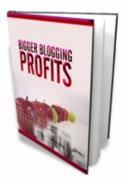 Product picture Bigger Blogging Profits eBook