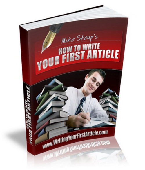 Product picture Writing Your First Article eBook