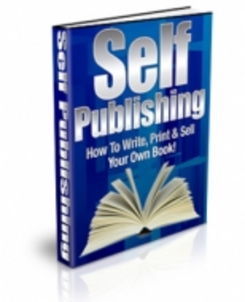 Product picture Self Publishing eBook
