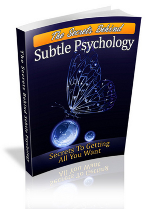 Product picture The Secrets Behind Subtle Psychology eBook