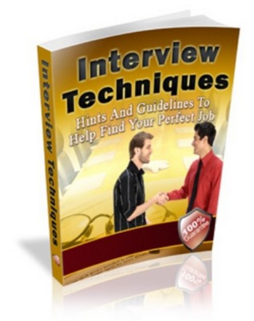 Product picture Interview Techniques eBook