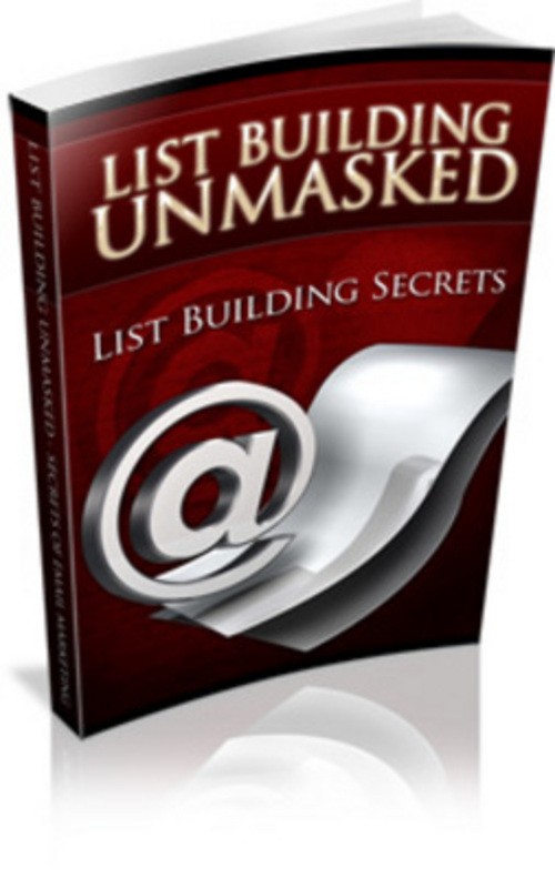 Product picture List Building Unmasked eBook