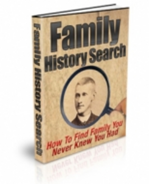 Product picture Family History Search eBook