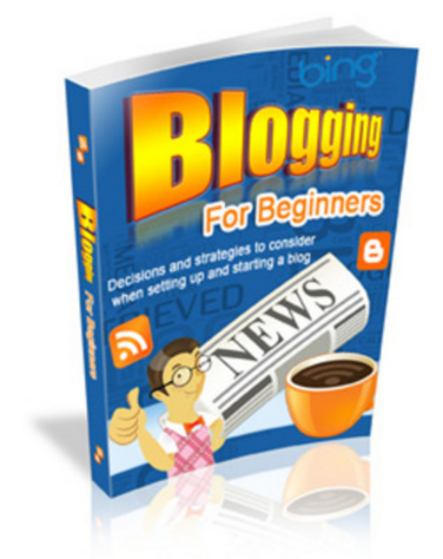 Product picture Blogging For Beginners eBook