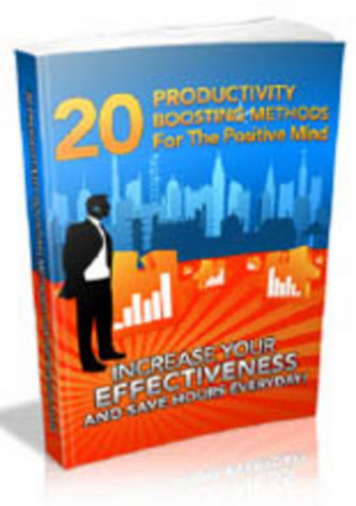 Product picture 20 Productivity Boosting Methods For The Positive Mind eBook