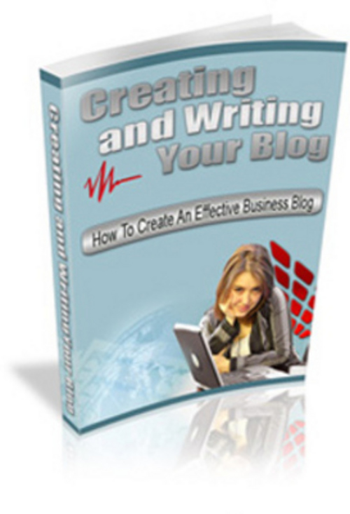 Product picture Creating And Writing Your Blog eBook