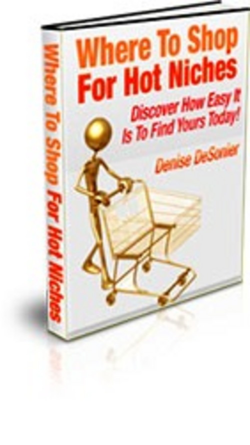 Product picture Where To Shop For Hot Niches eBook