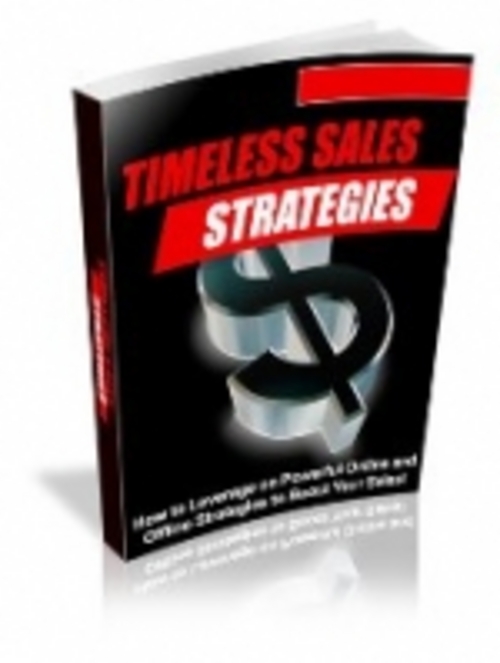 Product picture Timeless Sales Strategies eBook