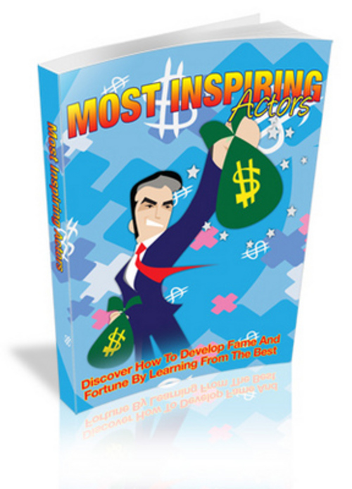 Product picture Most Inspiring Actors eBook