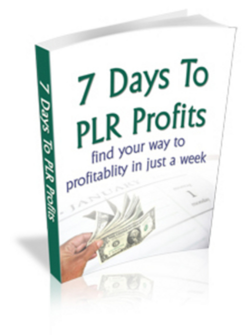 Product picture 7 Days To PLR Profits eBook