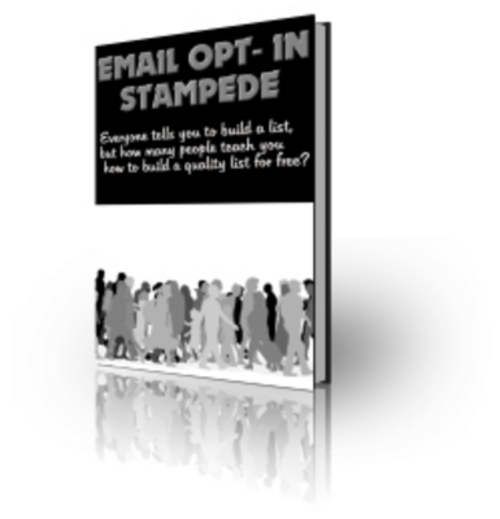 Product picture Email Optin Stampede eBook