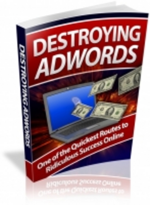 Product picture Destroying Adwords eBook