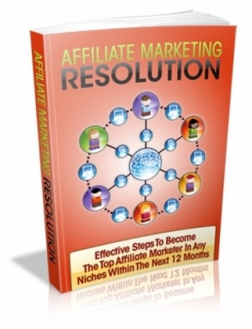 Product picture Affiliate Marketing Resolution eBook