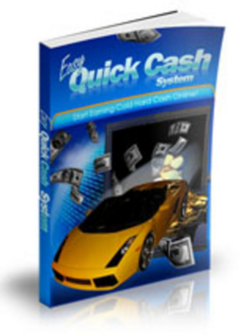 Product picture Easy Quick Cash System eBook