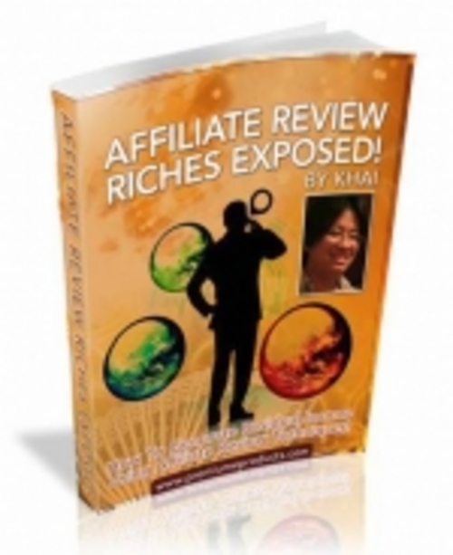 Product picture Affiliate Review Riches Exposed eBook