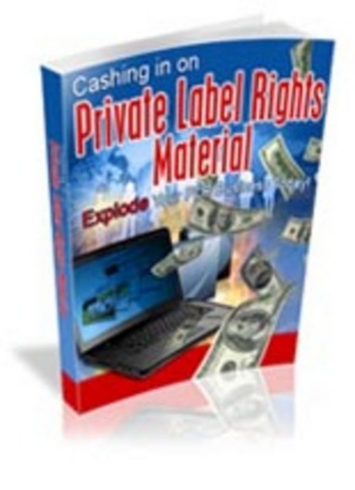 Product picture Cashing In On Private Label Rights Material eBook