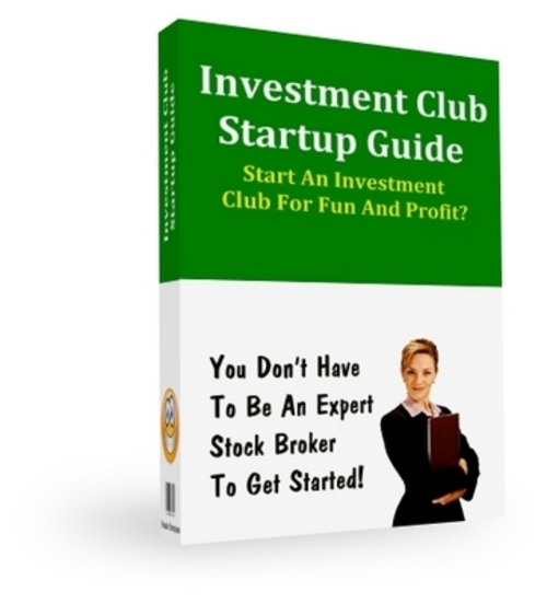 Product picture Investment Club Startup Guide eBook