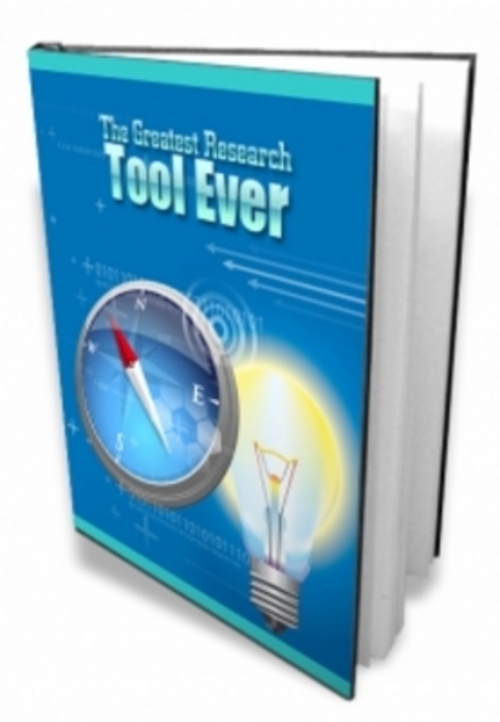 Product picture The Greatest Research Tool Ever eBook