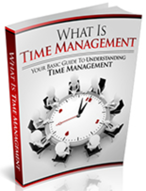 Product picture What Is Time Management