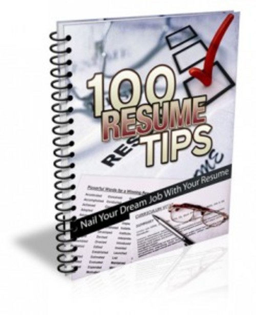 Product picture 100 Resume Tips