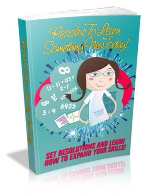 Product picture Resolve To Learn Something New