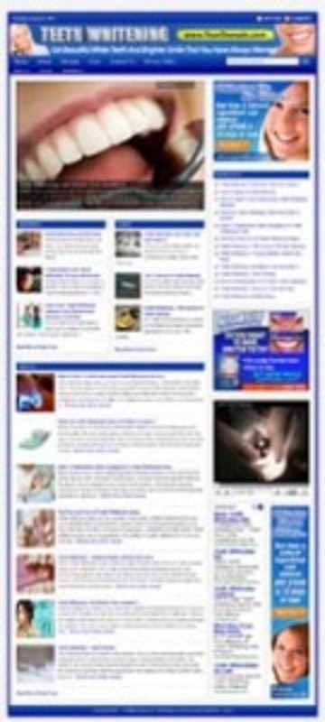 Product picture Teeth Whitening WordPress Website