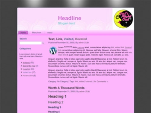 Product picture Ladies Night Templates