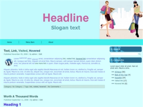 Product picture Ladies Shopping Templates