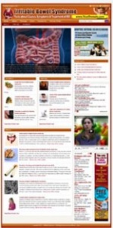 Product picture Irritable Bowel Syndrome (IBS) WordPress Website