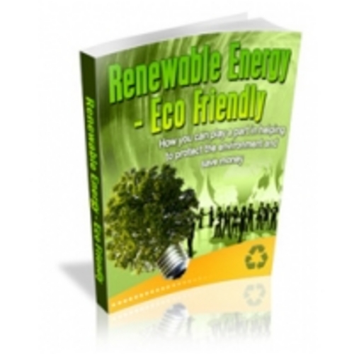 Product picture Renewable Energy Eco Friendly eBook