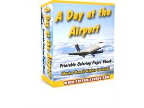 Product picture Airport Coloring eBook