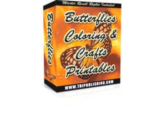 Product picture Butterflies Coloring eBook